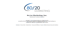 Desktop Screenshot of 8020marketinginc.com